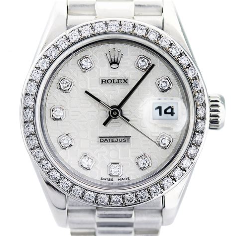 rolex for women platinum.